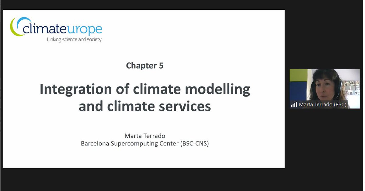 What did #climateu20 find about the links between climate modelling and climate services @climateurope webstival @BSC_CNS