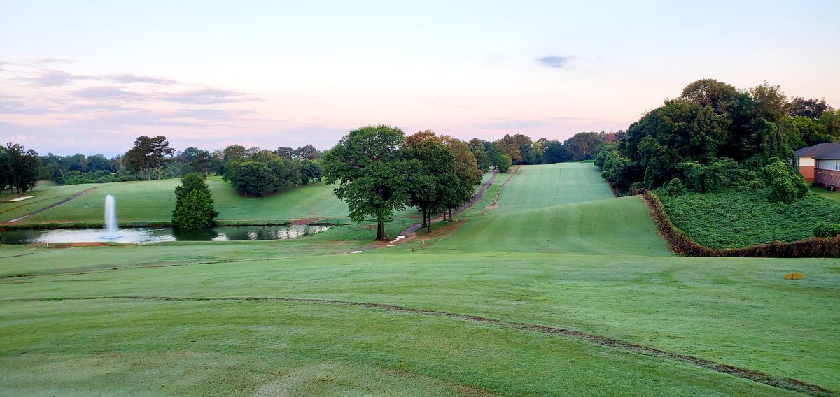 SeigleBill's tweet photo. Beautiful early morning at The Pines Golf Course @ City of Millbrook, Alabama. Ditches are filling in nicely after complete irrigation renovation with Rain Bird pump and IC system by Pro Rain irrigation.
#FISOUTDOOR #RBIC #RBGOLF #RBPumps @prorain_ https://t.co/jS8twUF5SD