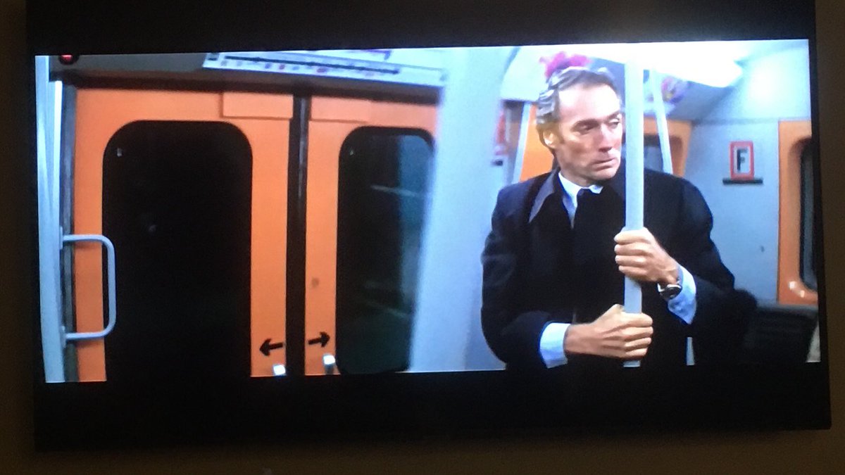 Clint riding the Vienna U-Bahn!