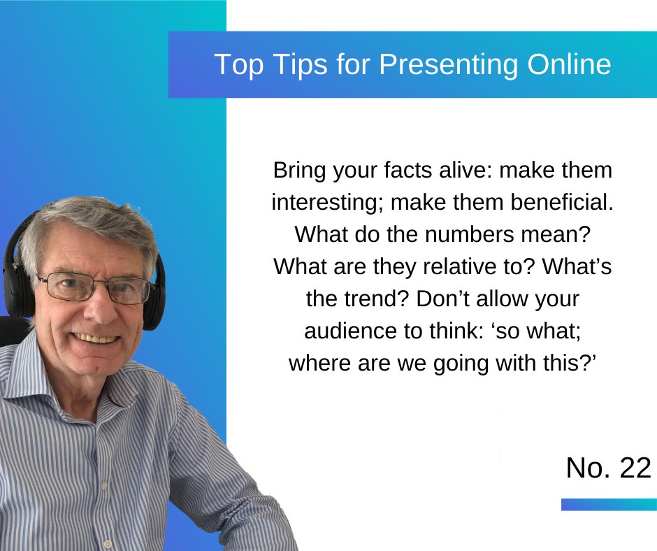 Come back tomorrow for tip no.23 presentingsuccess.co.uk/top-tips-for-p… #TopTipsForPresentingOnline