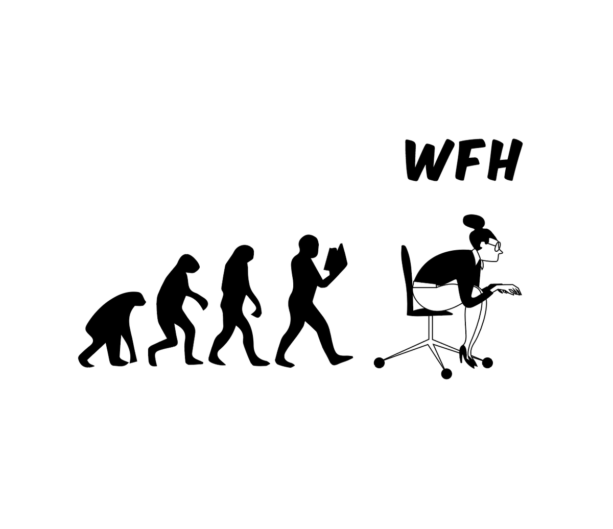 Did you get that #WFH station set up eventually? Or are you still in a relationship with your kitchen chair and ironing board? 🃏

#RemoteWorking #WorkFromHome #Illustration #Zoom #HumanEvolution