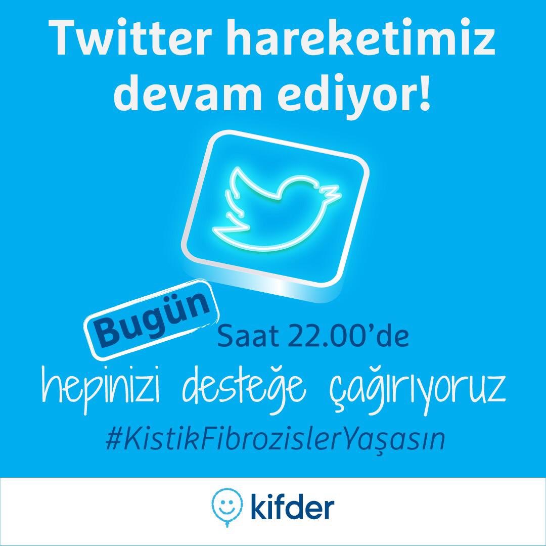 Çocuklarımız rahat nefes alamadıkça biz annelerin  yüreği daralıyor. Çocuklarımızın sağlıkla büyüdüklerini görmek istiyoruz. Mutasyon ilaçlarımız geri ödemeye alınsın, #KistikFibrozislerYaşasın
Bugün 22.00’de hepinizi Twitter’a bekliyoruz. Twitlerinizle sesimize ses olun!