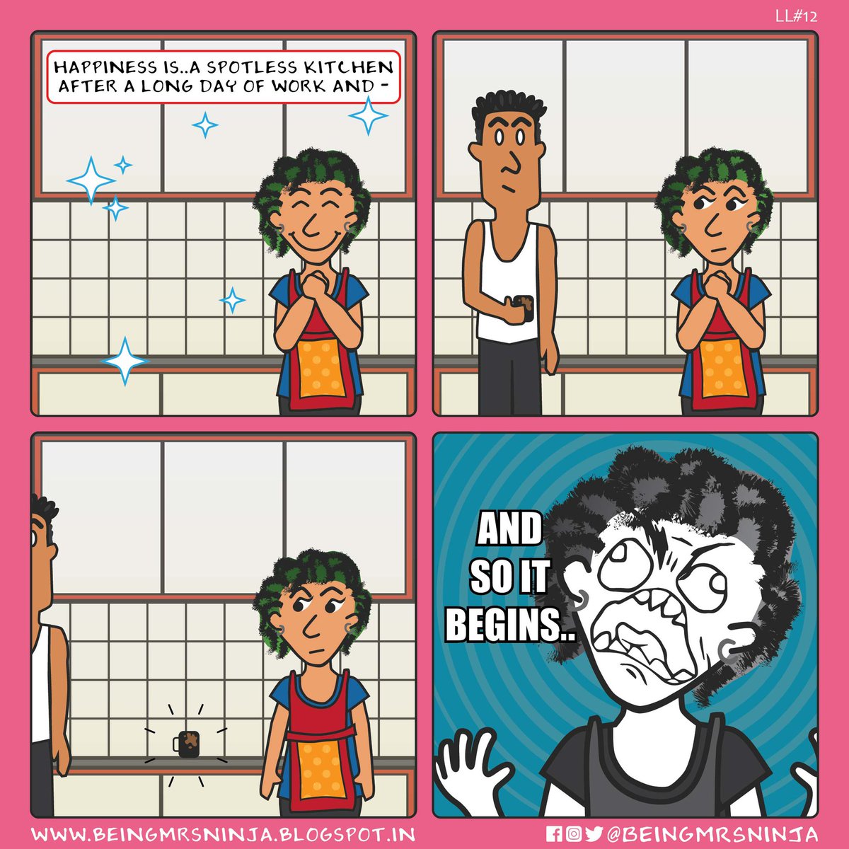 BeingMrsNinja's tweet photo. Anyone else feel like they're ALWAYS cleaning the kitchen? #LockdownLove #QuaranToons #BMNLockdown #lockdownlife
.
#BMN_LL12 #kitchen #quarantine #socialdistancing #isolation #couplecomics #story #couple #Comicstrip #Comics #Blog #thursday #funstuff #webcomic #funny #staysafe https://t.co/Tp74Wax20o