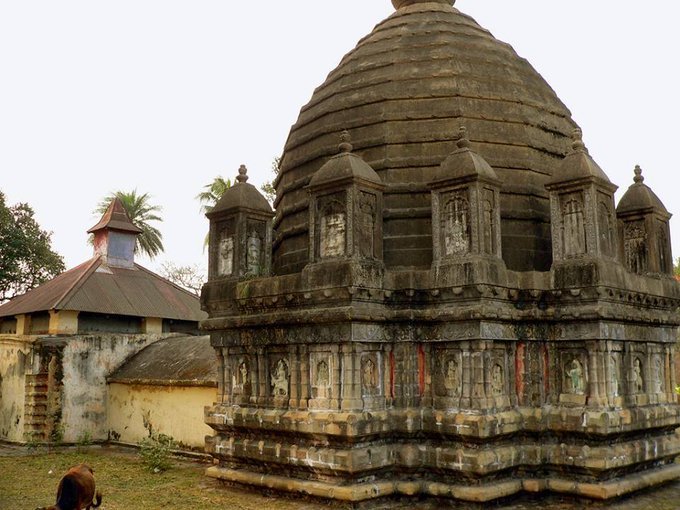 Temple of Aswaklanta - Literally , the place where horses halted (Shri Krishna's horses) Built by Shiva Singha in 1720.