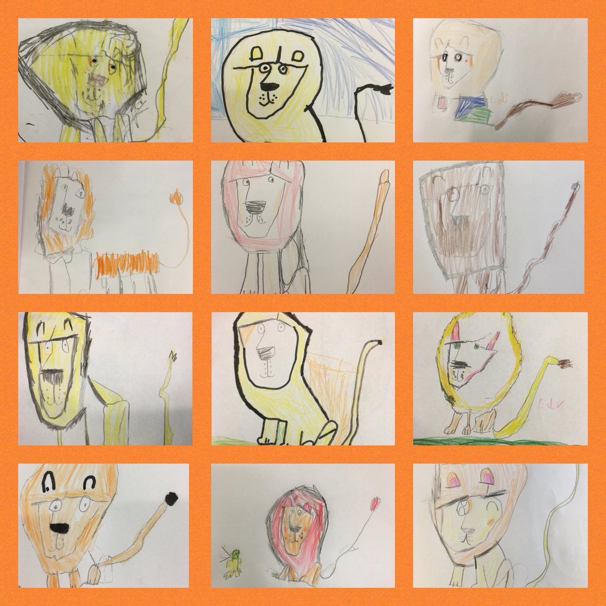 Y1 had a wonderful time drawing Leonard the Lion #drawwithedvere #howtobealion <a href="/ed_vere/">Ed Vere</a>