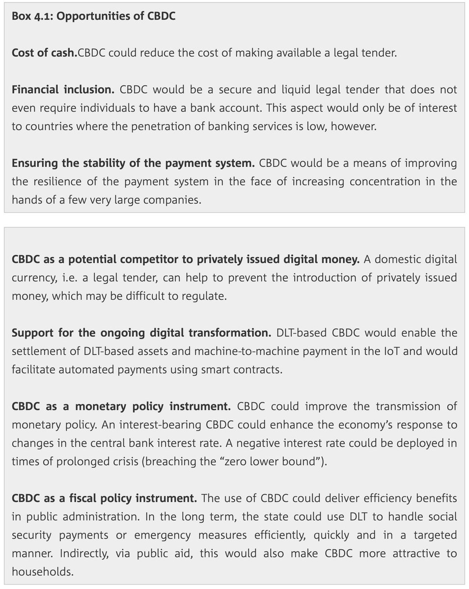 Europe’s answer to Libra – potential and prerequisites of a programmable euro by the Association of German Banks  @bankenverband https://en.bankenverband.de/newsroom/comments/europe-answer-libra/Highlighting interoperability: A digital euro issued by commercial banks needs to meet seven key criteria. #CBDC  #DLT