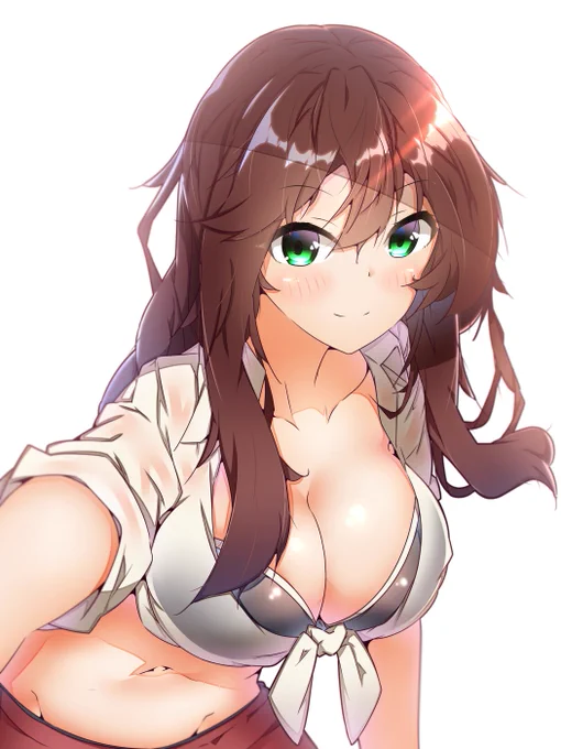 能代が水着自撮りを送ってきた 