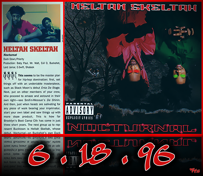 FrankTru1's tweet photo. 6.18.96 #HeltahSkeltah 💥 #RockAndRuck drop their debut 👊 #Nocturnal featuring #LetThaBrainzBlo #Undastand 💥#SeanPrice #Therapy👊#TheSquare #LeflaurLeflahEshkosha💥and more👊#BCC💥#Buckshot #LordJamar👊#SeanPriceRI🅿️ https://t.co/KA1wHLbVXe