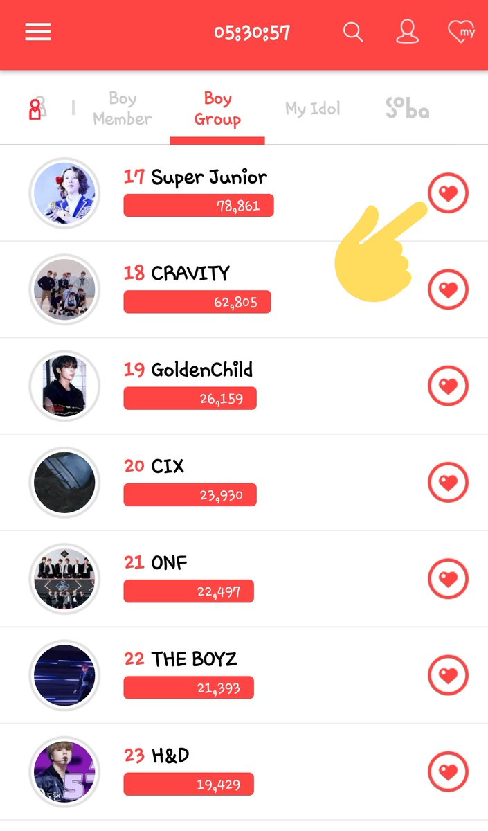 (Ever Hearts)10. Voting Bonus↳ When you vote more than 100 hearts at a time, you received the award of 10%11. Invite Friend Bonus↳ If a friend recommends your nickname, you will be rewarded 1,000 - For Level 2 or higher- Recommender: SJVotingTeam @SJofficial69