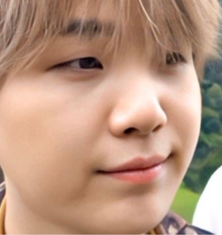 The fullest basket in the world - Yoongi's cheeks; a thread