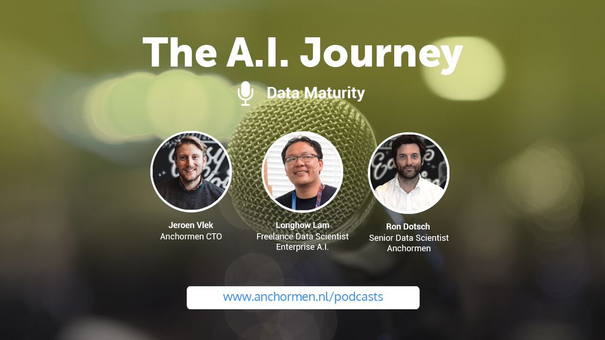 What is data maturity, when is an organization data mature, what is ML Ops and how is it connected to CI/CD practices? Tune in to learn this and more in the A.I. Journey podcast! buff.ly/3hkwUbo #data #podcast #ai #ml #datamaturity