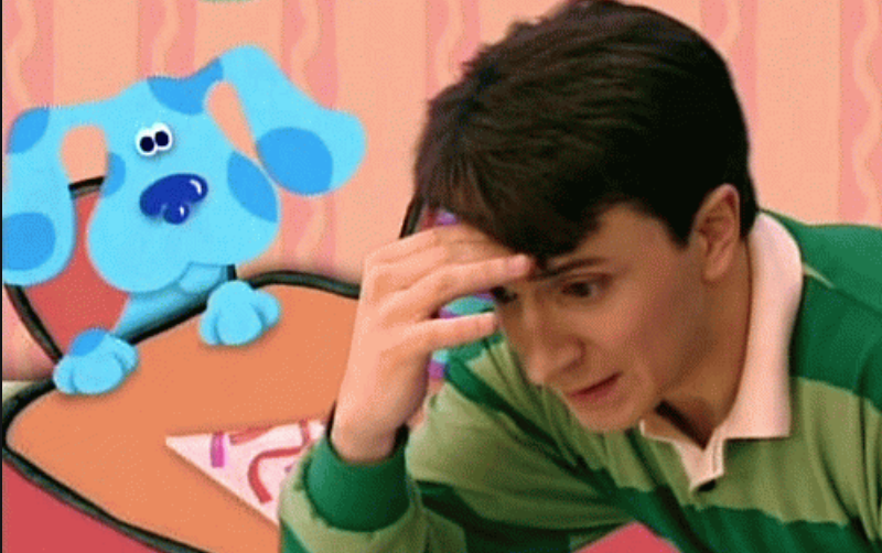 Not to sound old, but hearing that Blue's Clues now uses email for mai...