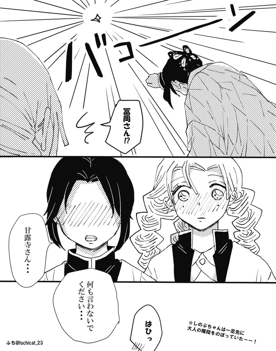 リク「しのぶさんと蜜璃ちゃんが恋バナ」
※おばみつぎゆしの 