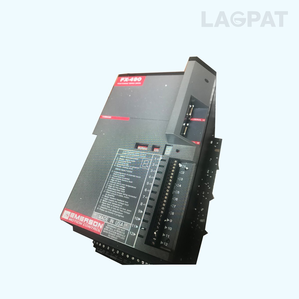 LagpatU's tweet photo. EMERSON FX-490 960120-01 POSITIONING SERVO DRIVE available for sale!!! https://t.co/DpthFm6RVn
$3500.00
https://t.co/z4Ij0lzRIt

#Emerson #FX-490 #servodrive #usa #equipment #ecommerce https://t.co/wI79vmxHb5