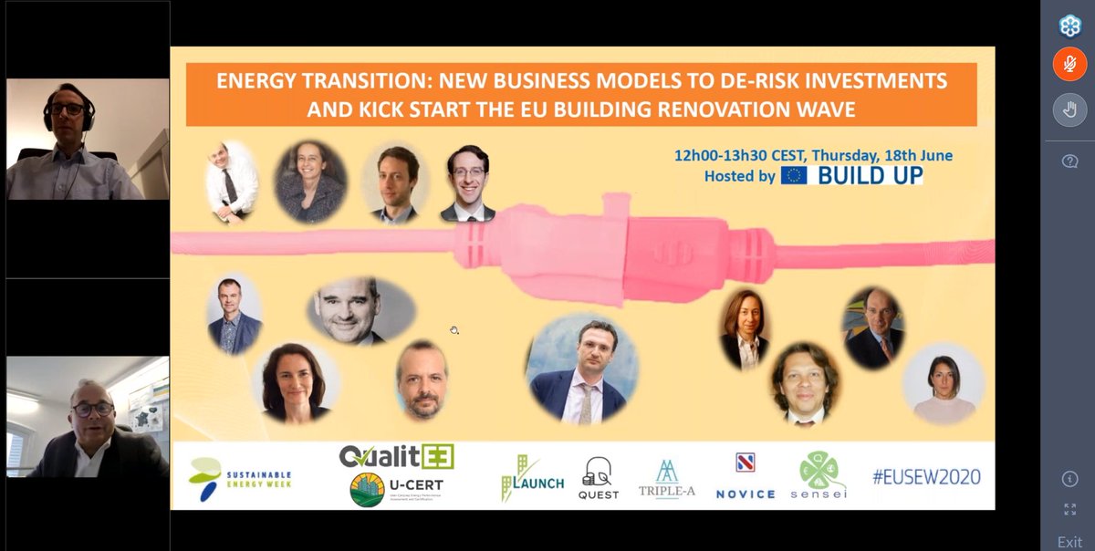 BEE Group (@beecimne) on Twitter photo Interesting expositions about running projects regarding Building Renovation Wave
<a href="/SENSEIH2020/">SENSEI</a> 
<a href="/Novice_Project/">Novice Project H2020</a> 
<a href="/TripleAreno/">TripleA-reno</a> 
@LAUNCH_H2020 
<a href="/QualitEE_EU/">QualitEE</a> 
Energy transition: New business models to de-risk investments and kick start the EU building renovation wave
#EUSEW2020 Interesting expositions about running projects regarding Building Renovation Wave
<a href="/SENSEIH2020/">SENSEI</a> 
<a href="/Novice_Project/">Novice Project H2020</a> 
<a href="/TripleAreno/">TripleA-reno</a> 
@LAUNCH_H2020 
<a href="/QualitEE_EU/">QualitEE</a> 
Energy transition: New business models to de-risk investments and kick start the EU building renovation wave
#EUSEW2020