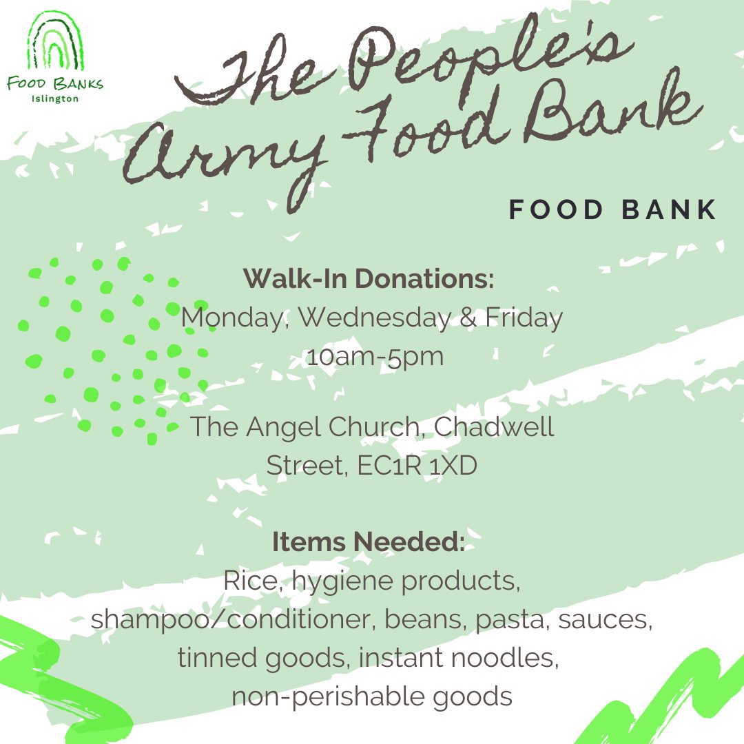 Food Banks Islington tweet media