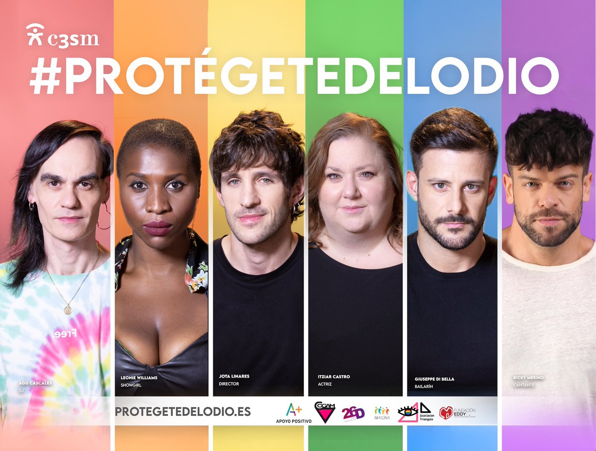 ZeusLaand's tweet photo. Por fin hemos lanzado esta preciosa campaña en la que llevo trabajando día y noche estás últimas semanas para sacar adelante un mensaje tan necesario como poderoso. Necesitamos parar el odio, necesitamos visibilizarnos y tenemos que dar voz al colectivo LGTB+.  #ProtégeteDelOdio https://t.co/vIpRd6xZSS