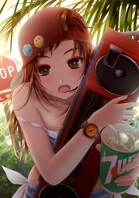 キャップ女子のtwitterイラスト検索結果