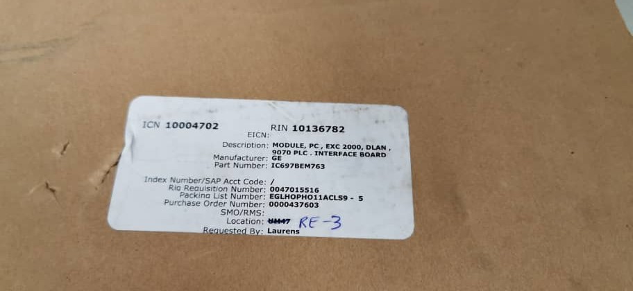 LagpatU's tweet photo. For Sale Listing
GENERAL ELECTRONIC CPU/ IC697BEM763. https://t.co/DpthFmosMV
Click here for more info: https://t.co/SODbWnp4PT

#fanuc #equipment #electronic #rockwell #automation #industrial #generalelectronic #plc https://t.co/H4CBnEak0M