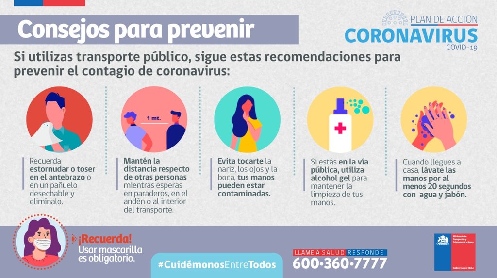 MTTOhiggins's tweet photo. #BuenJueves

Si puedes, #QuédateEnCasa

Pero si es necesario que debes salir, el #TransportePúblico regional se encuentra operativo con menor flota  y reforzando medidas de sanitización 🚖🚌🚆

No olvides!

☑️ La mascarilla 😷 es obligatoria

☑️Lávate frecuentemente las manos🤚 https://t.co/Hs2NhdQhEr