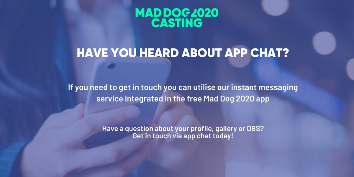 MD2020Casting's tweet photo. Download our free app to get access to our instant messaging service, where you can seek assistance from our dedicated Artist Support team. #AppChat #AppStore #GooglePlay https://t.co/61Fg5tLHLw
