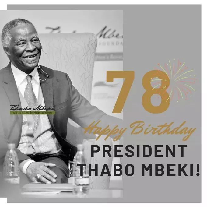 Happy birthday President Thabo Mbeki 