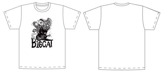 一つ目は、新型コロナも歌でぶっ飛ばしそうなアマビエと黒猫のTシャツです!

https://t.co/27KqDAF2Wq 
