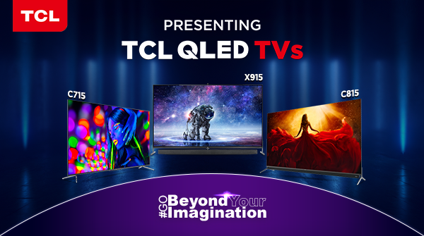 tcl_india's tweet image. #TCL brings you an unbelievable #entertainment experience that will #GoBeyondYourImagination 

Featuring India&apos;s first TV with Pop-Up Camera!

✅ 8K Display
✅ Onkyo Subwoofers
✅ Quantum Dot Nano Display #Technology
✅ Hands-Free Voice Control with #GoogleAssistant