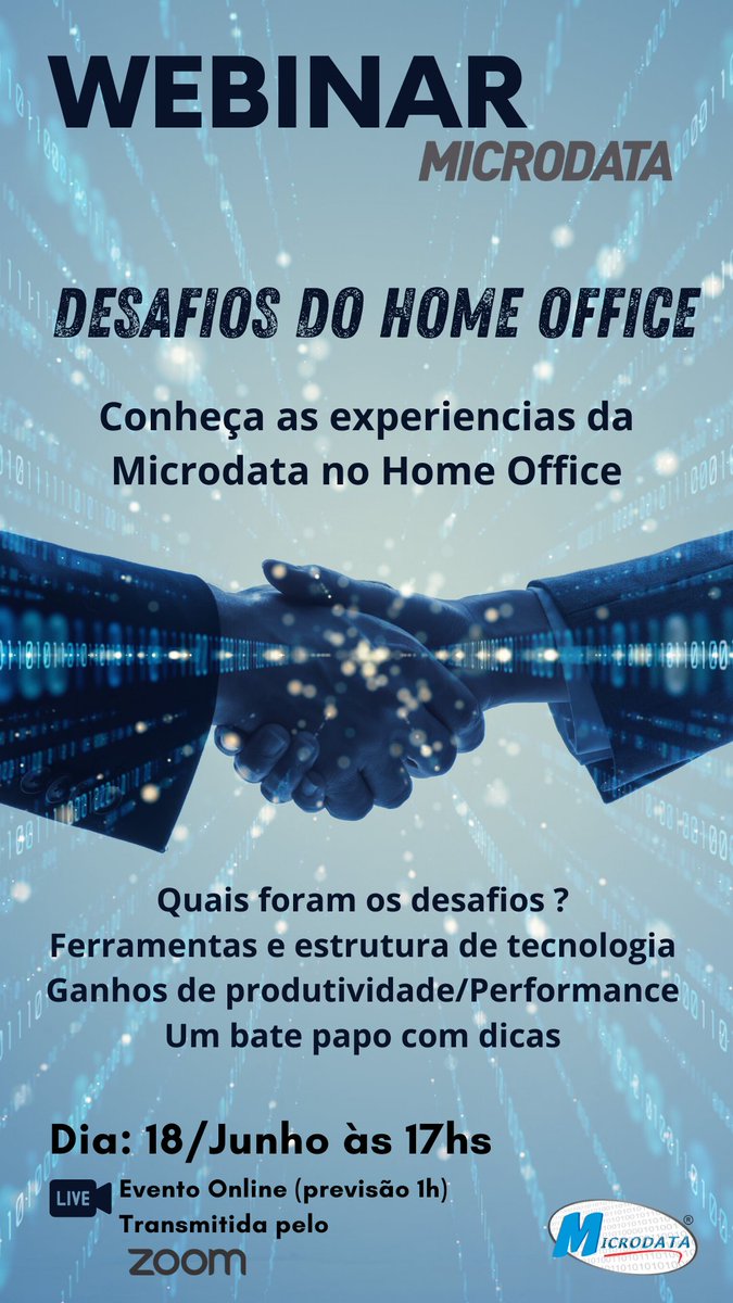 MicrodataSistem's tweet image. É HOJE......
Inscrições clique no link abaixo
cutt.ly/YuTKuG4