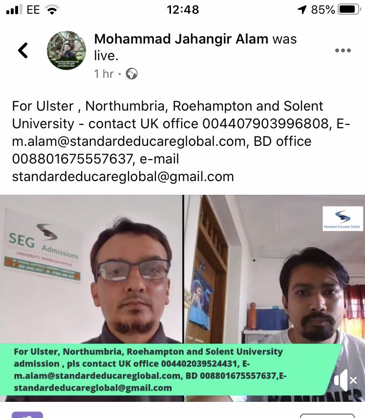 dr_monowar's tweet photo. Good to see my ⁦@BLegacies⁩ ⁦@elbp_info⁩ client Standard Educare Global ltd from #TowerHamlets is providing consultation on live. ⁦@GlenAddis⁩ ⁦@robbiebowles⁩ https://t.co/9uYxDJcvsW