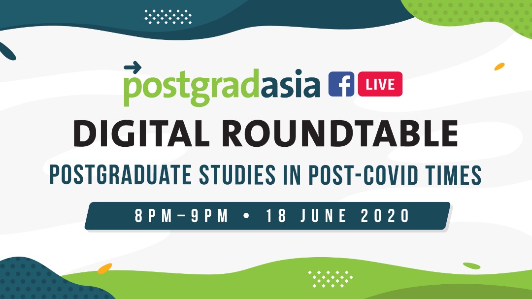postgradasiaMY's tweet image. Hey guys! We're about to start our webinar, #postgradasia Digital Roundtable: Postgrad Studies in Post-COVID Times. We'll be broadcasting on Facebook, so click the link to watch it live NOW &amp;gt;&amp;gt;&amp;gt; facebook.com/postgradasia/v…