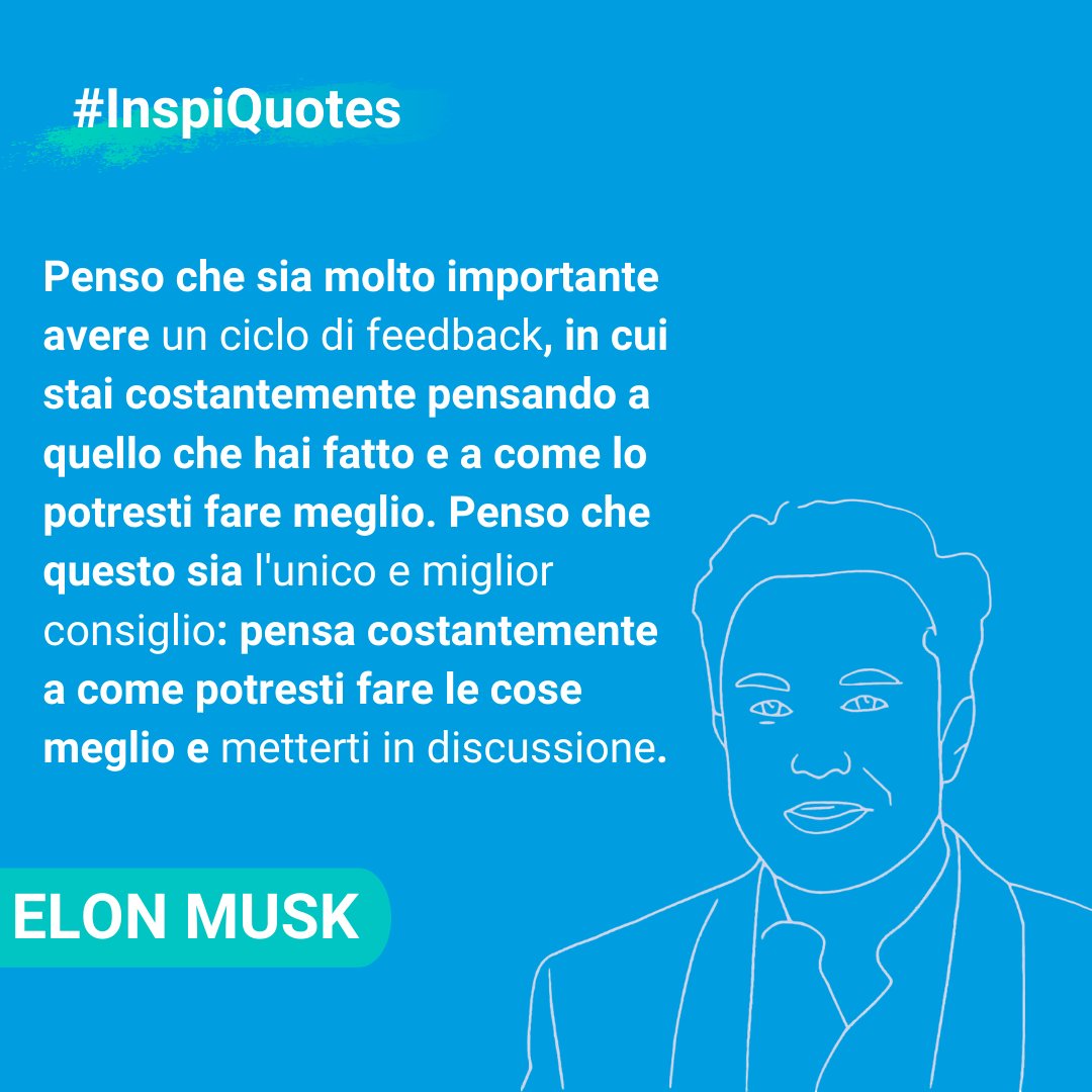 Una frase sulla crescita personale e professionale a firma del visionario patron di Tesla, Elon Musk.