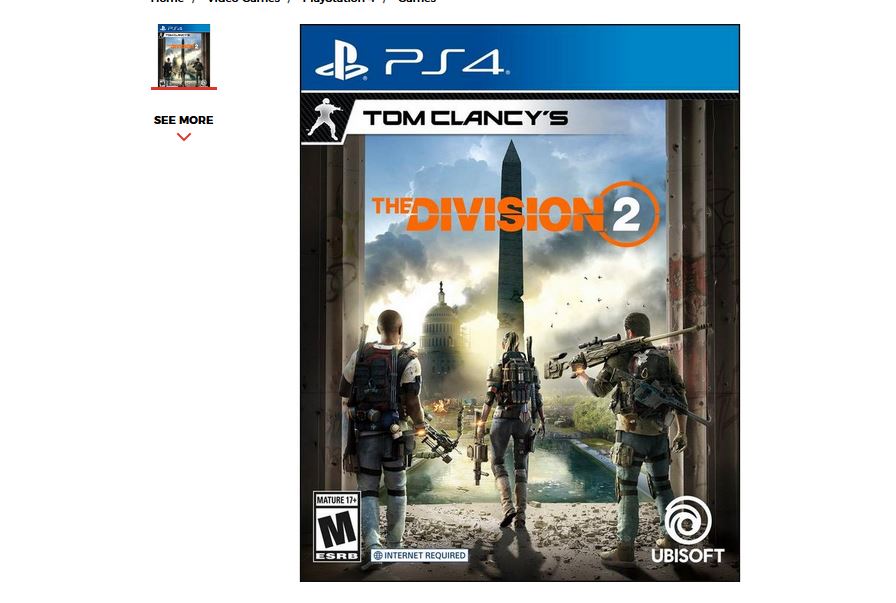 the division ps4 gamestop