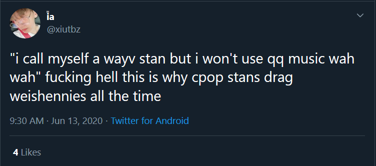 I'm not here to shame anyone - hence why I blurred out the names - but PLEASE consider how behaviour like this might turn people off of the group you want more fans to get into.Feeling like you're a bad fan does not make someone want to invest more.