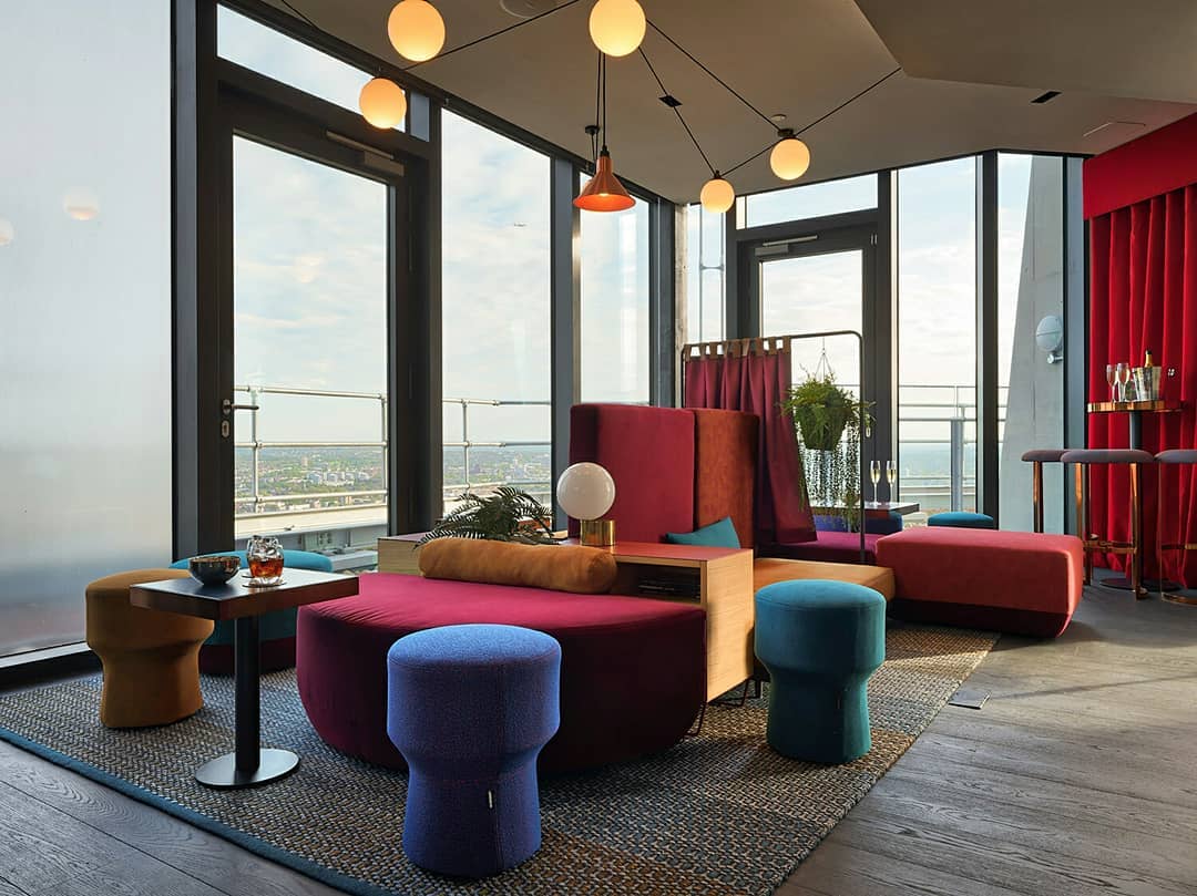 Whoever said Mondays were blue had not seen our design scheme at <a href="/UncleLiving/">UncleLiving</a>, Elephant &amp; Castle. Thanks to @MOROSOfficial, we were able to team with @Febrik_fabrics x @kvadrattextiles, to make our colour explosive dreams comes true!
#interiordesign 
#londoninteriordesign