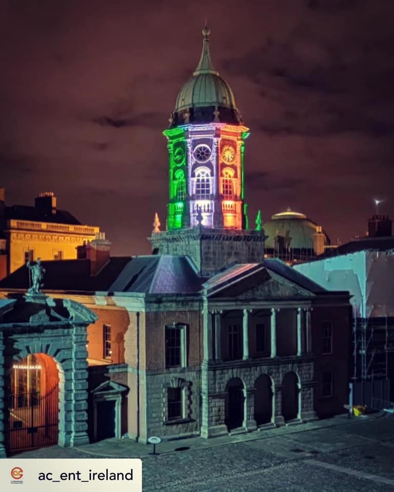 PROLIGHTS_media's tweet photo. Throwing it back to St. Patrick's Day 2020, when the stunning #DublinCastle was lit up bu @PROLIGHTS_media #Arcpod21FC 
Thank you #ACEntertainmentTechnologiesIreland

#prolights #light #theartoflight #lightingdesign #stagelighting https://t.co/9tLOdKEgIp