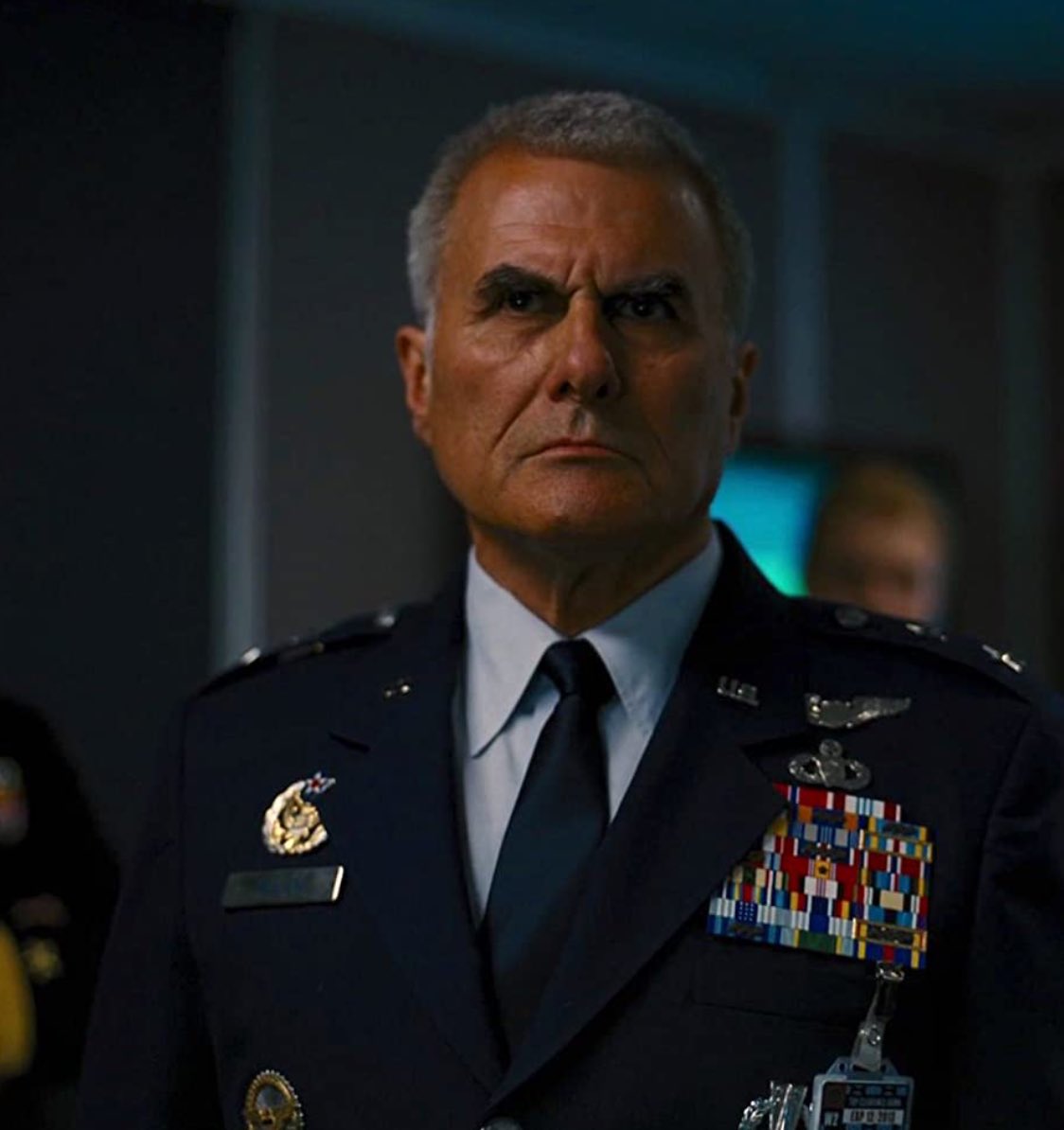 Ha! Priabin in Firefox plays an Air Force Lieutenant General in The Dark Knight Rises. I guess he saw the light.