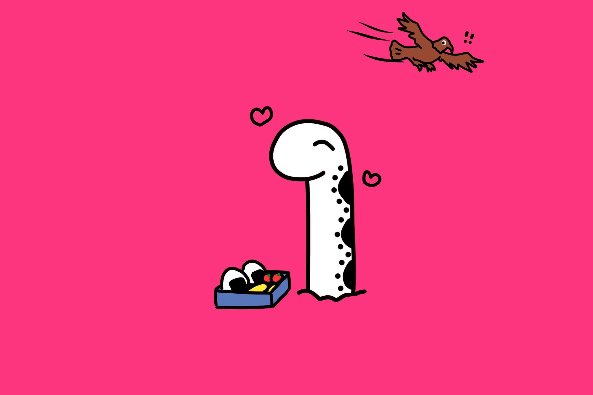 けふこ デザイナー 弁当をトンビに狙われるチンアナゴを描きました チンアナゴ ちんあなご ゆるいイラスト 漫画が読めるハッシュタグ 絵描きさんと繋がりたい イラスト好きな人と繋がりたい T Co Pkzr00hsd4 Twitter