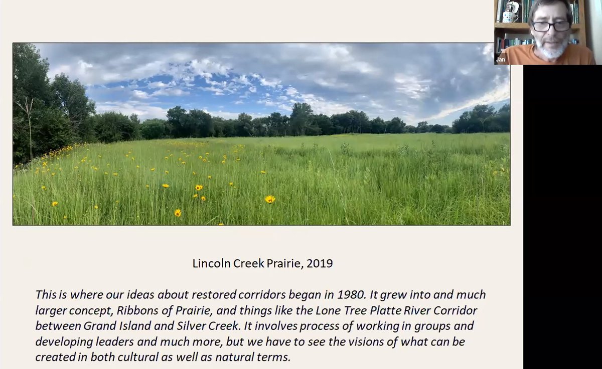 PrairieCorridr's tweet photo. Did you miss yesterday's presentation of "Ecological Restoration in Nebraska:  A Historical Perspective, Work in the Prairie Corridor &amp; the Value of Education" summer seminar series? 

Did you know it was recorded so you can watch it now?
https://t.co/vdw3oDZcse https://t.co/P1Z5XbIILT