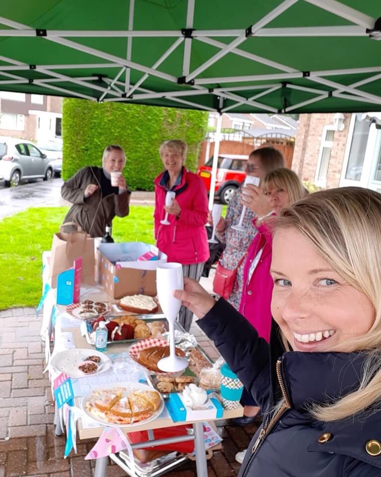 <a href="/alzheimerssoc/">Alzheimer's Society</a> we had a wonderful turn out at our rainy #cupcakeday raised £572 and donations still coming in! Best way we could think of to celebrate our dad’s birthdays when we can’t see them 😍💙 <a href="/alirob83/">Alirob83</a>