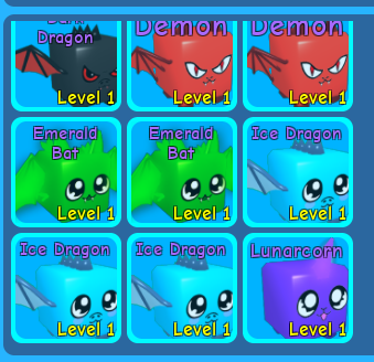 aqrixaroblox's tweet photo. hii! i used to play bubble gum sim, and i have a lot of old pets i want to trade for:
royale high items, or robux! (just offer im not picky)
(i skipped over a lot of my pets too, so ask and i MIGHT have it) (more pics in thread too)#bubblegumsimulatortrades #robux #royalehighhalo https://t.co/bRA26eqstz
