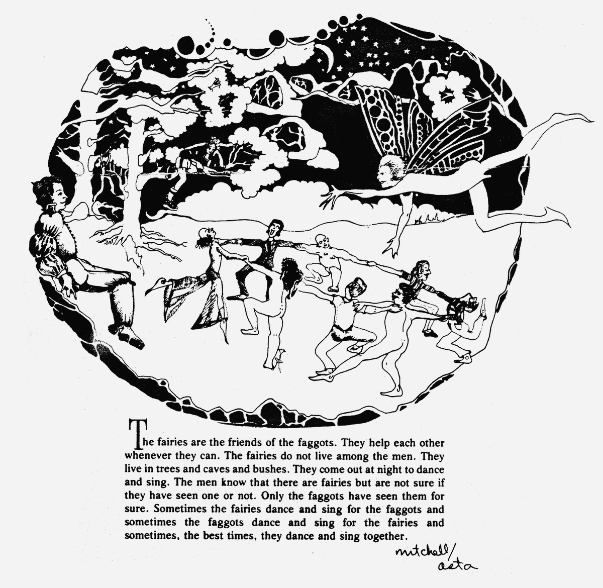 heretikradikal's tweet photo. , exceed the city, confound state intelligence, &amp; improvise sanctuary at the domestic peripheries of police reach.

“Returning Forest Darlings” Gay Liberationist Sanctuary in the SE Network 1973–80
2019 #JasonEzell
*img 1977 #NedAsta #LarryMitchell Faeires
https://t.co/tB5OWQZLuQ https://t.co/FCbc17pnmd