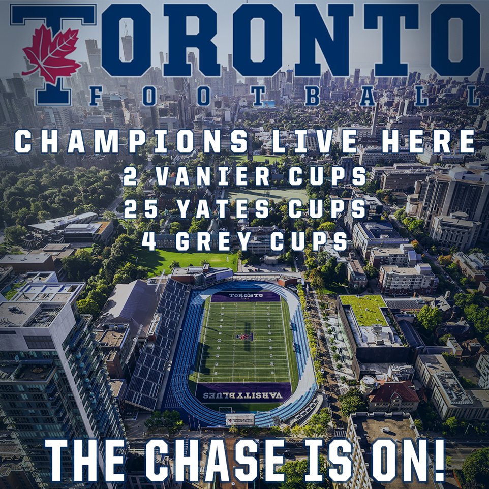 UofTBluesFB's tweet photo. Are you looking to be recruited? Calling all 2021 and 2022 recruits! Get a world class degree in a world class city! Be a part of History!  Please Fill out the recruiting link provided here!  https://t.co/kzfAohUuMq

#BLEEDBLUE #WeAreTO #BuiltinToronto @Varsity_Blues https://t.co/SFsvkgDDeG