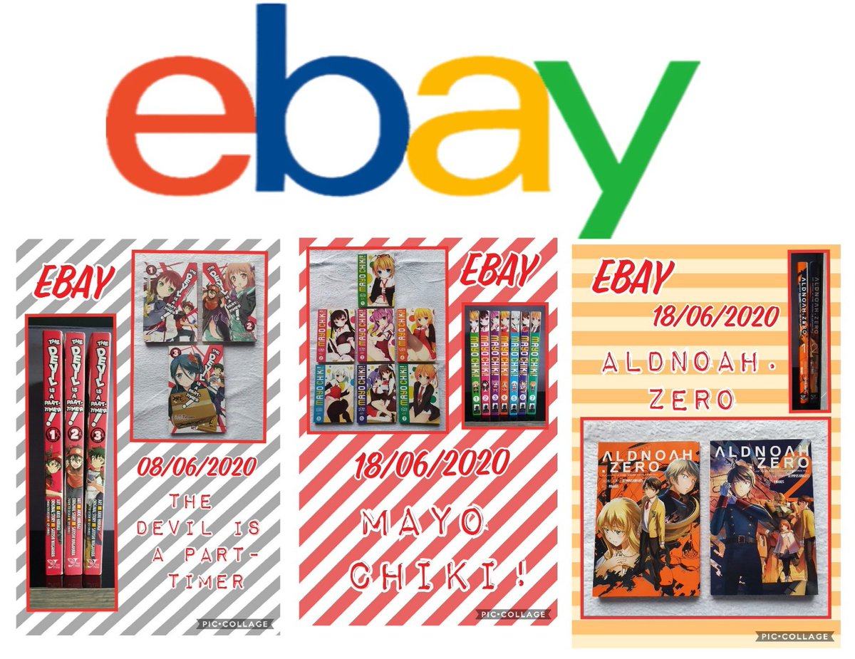 Everything From  @eBay #anime  #manga  #FreeAnimeAlliance  #yenpress  #sevenseas  #ebaydeals  #ebay  #Deals