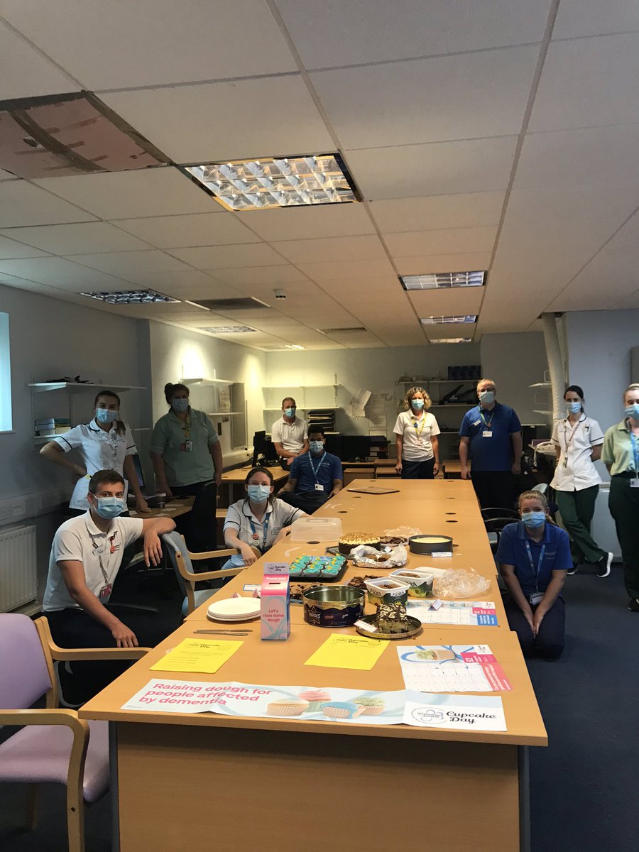 Beyond proud of our amazing Elderly Care therapy team for raising over £100 in our Alzheimer’s bake off today!
