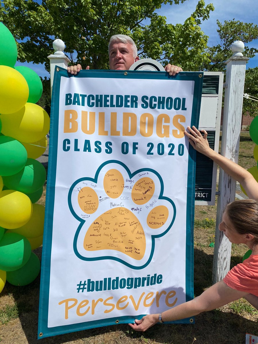 TheBatchBulldog's tweet photo. Today we celebrated the Batchelder School Bulldogs Class of 2020!  It was so great to see everyone - Congrats 5th Graders ...You are ready!  Have a great summer https://t.co/2ULhLunrPg