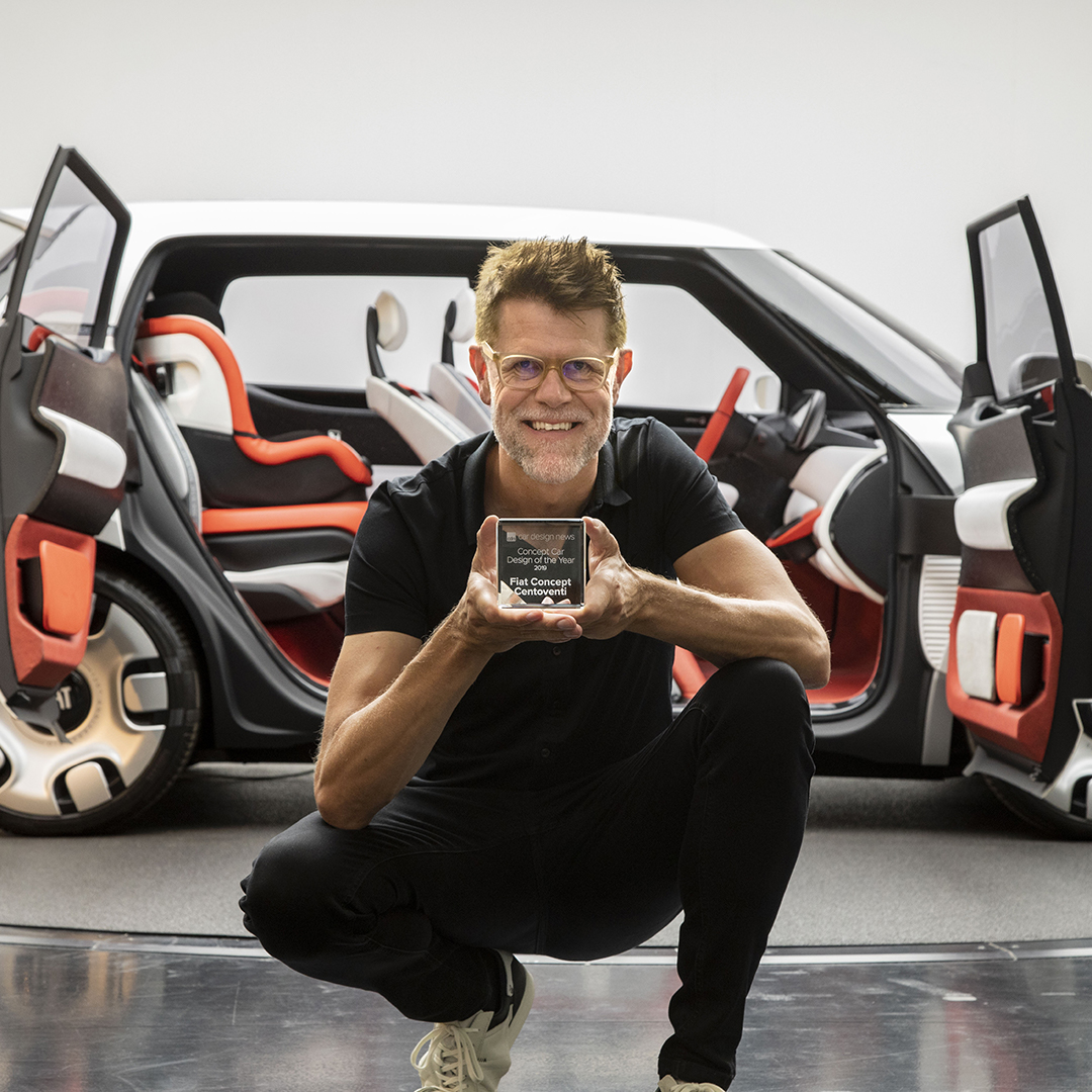 fiat's tweet photo. Minimalist and customizable at the same time: no wonder it has already made headlines. 
Today, Fiat Concept Centoventi was named “Best Concept Car of 2019” by Car Design News and it’s an honor to receive such a prestigious award by a jury made of international Heads of Design. https://t.co/AkyRkCO4qN