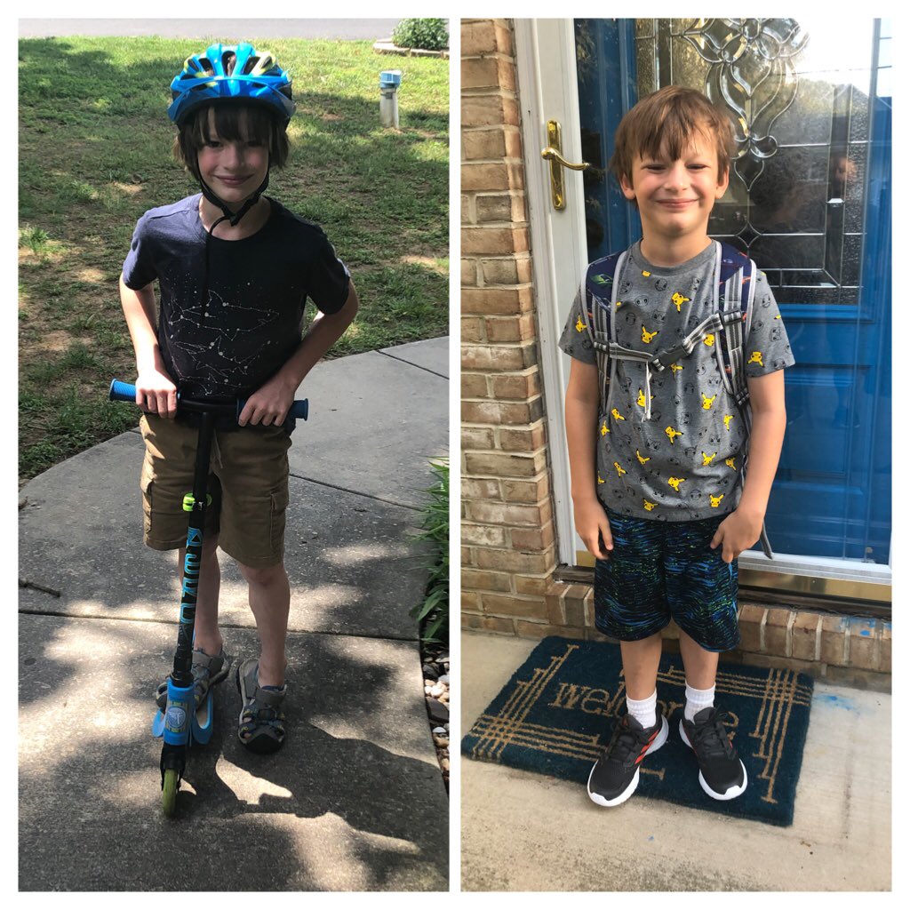 klcoopersmith's tweet photo. 2nd Grade- Last day, First day. Off to third grade @CSCElemAACPS #AACPSAwesome https://t.co/th47OxrMK3