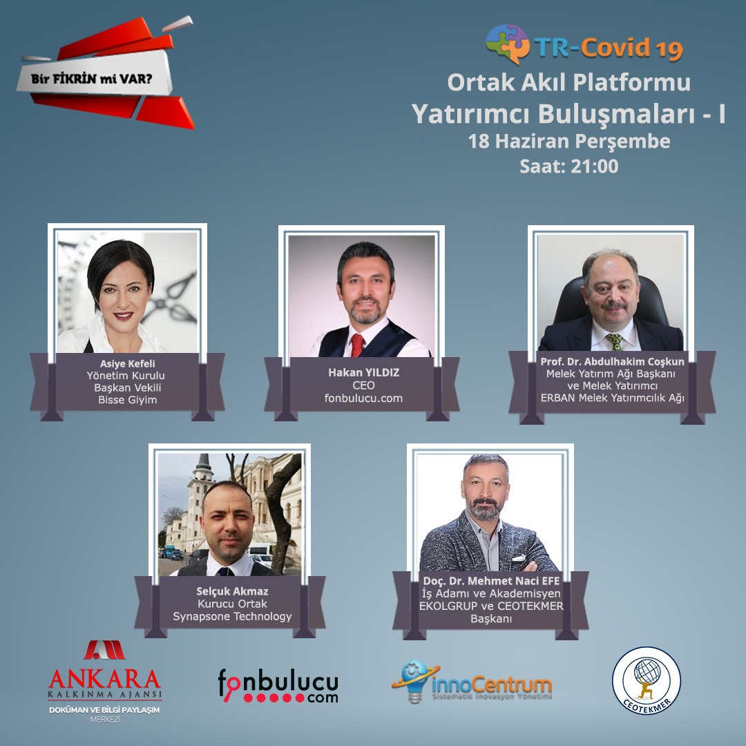Türkiye Covid19 Ortak Akıl Platformu En İyi 20 girişimini yatırımcılar ile buluşturmaya devam ediyor!
Etkinlikler Bir fikrin mi var? YouTube kanalından yayınlanacak!

21:00'da yayınımıza bekleriz!

youtube.com/watch?v=aAUAHc…

#TRCovid19