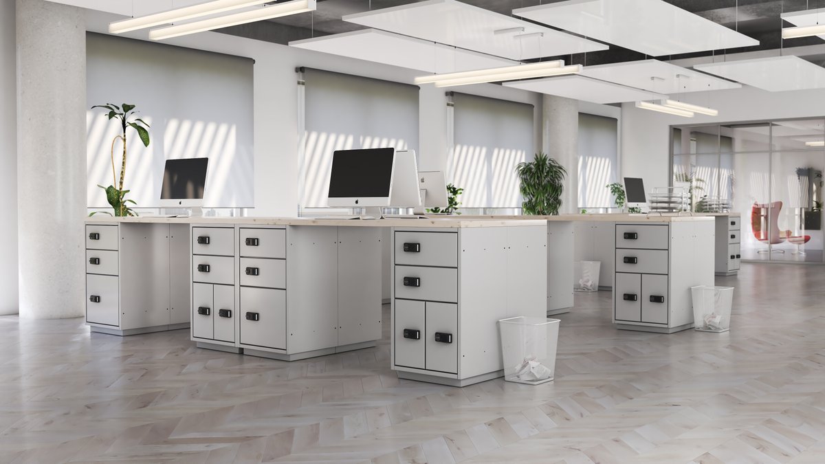 DebourghMfg's tweet image. DeBourgh is excited to reveal the innovative: #inBox.  Our unique modular design turns any #SmartCabinet / #IntelligentLocker into any kind of desk, table, bench, or storage you can imagine! Network any space into a #SmartSpace at: bit.ly/3dat8yh